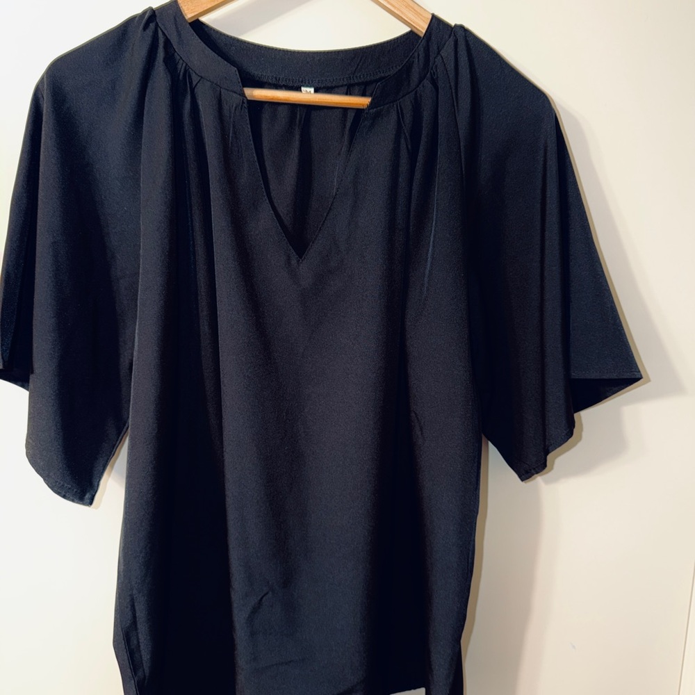 Elegant Black Women's Top